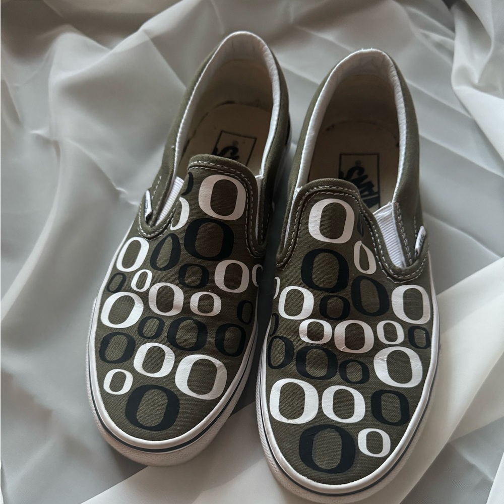 Oregon Duck Vans one of a kind!